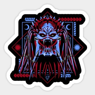 predator cartoon Sticker